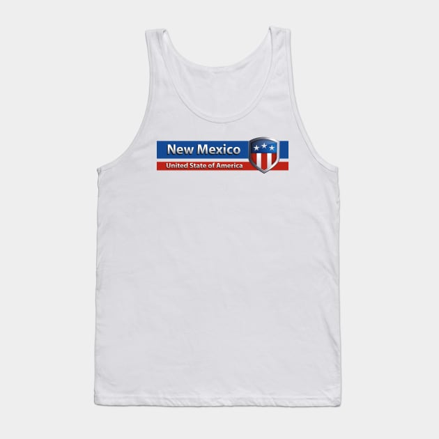 New Mexico - United State of America Tank Top by Steady Eyes